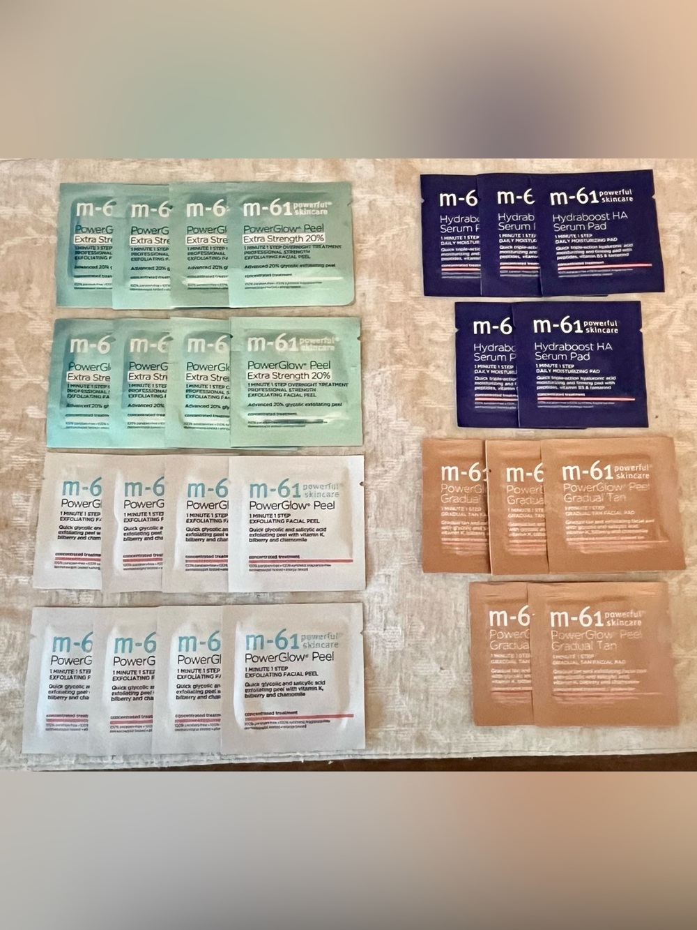M-61 Sample Pack Serum Pads, 26ct